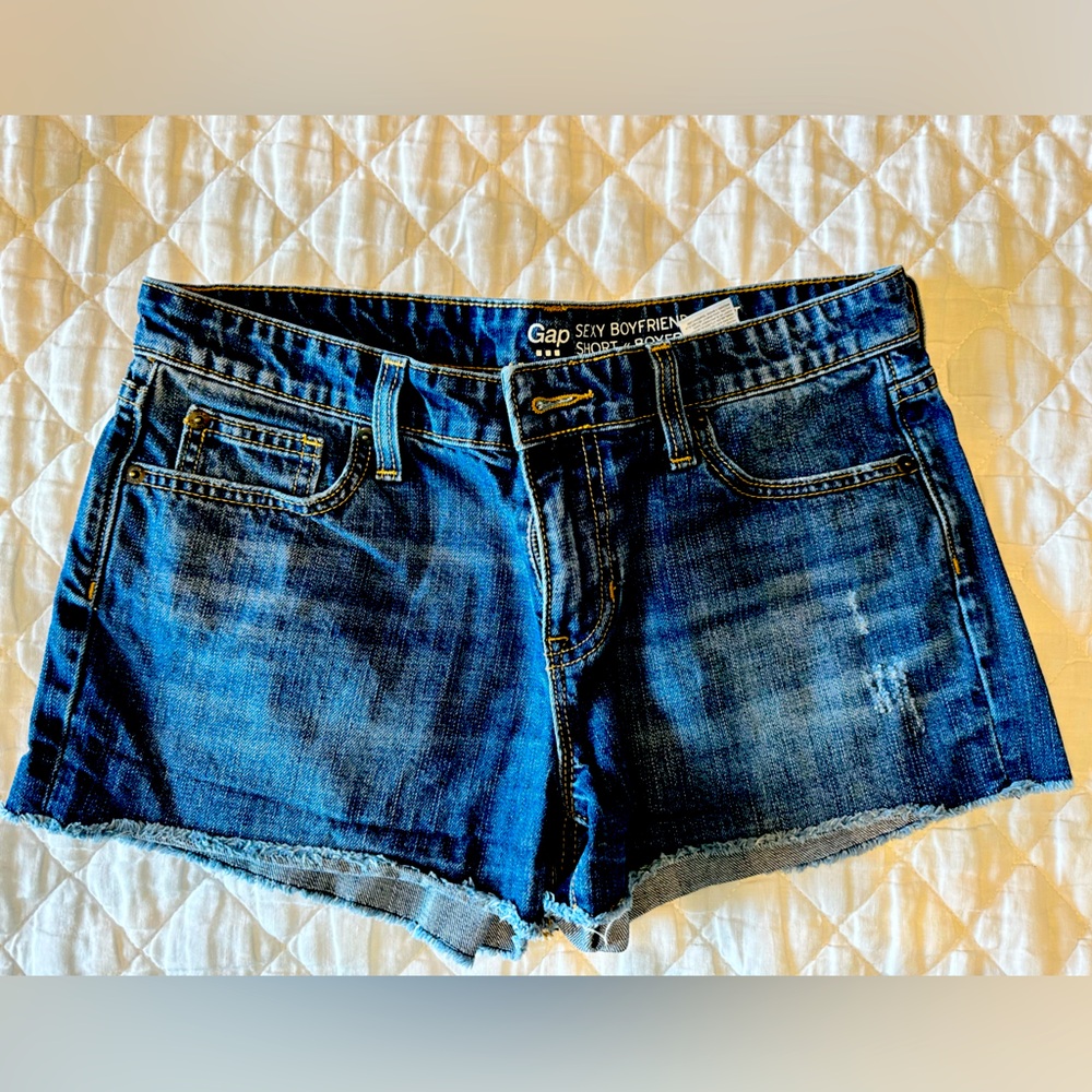 Gap Women's Blue Denim Shorts